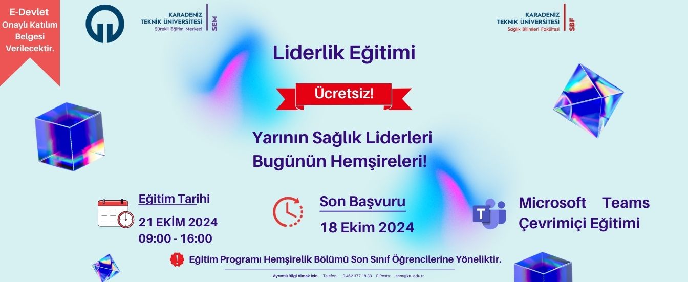 Hemşirelik Öğrencileri İçin Liderlik Eğitimi